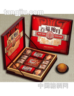香香月饼百福鲍月