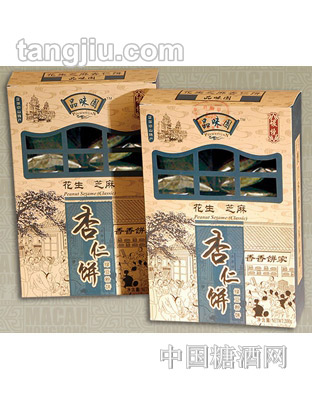 品味园杏仁饼芝麻200g