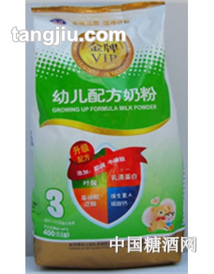 益佰VIP较大配方奶粉3段400g
