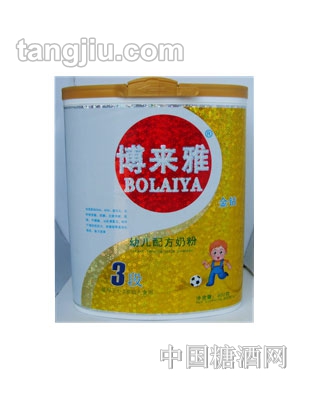 博来雅幼儿配方奶粉3段900g罐