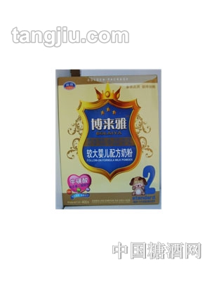 博来雅较大配方奶粉2段400g