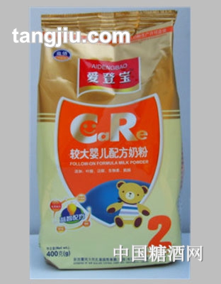 爱登堡较大配方奶粉2段400g