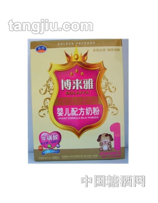 博来雅配方奶粉1段400g