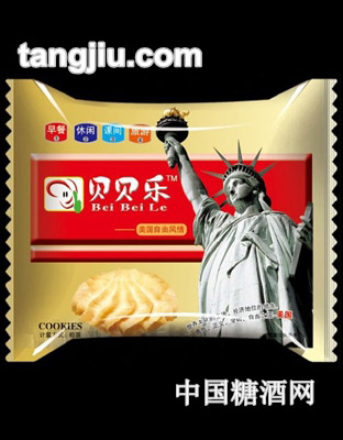 贝贝乐美国自由风情饼干