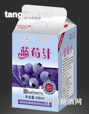 蓝莓汁礼品箱488ml