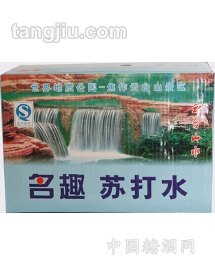 名趣苏打水360ml箱