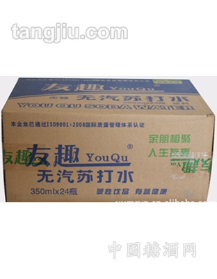友趣苏打水350ml