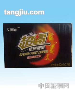 艾丽尔超霸能量果味饮料600ml