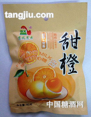 保星甜橙脆皮软心糖40g