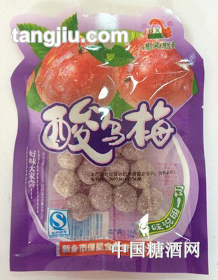 保星酸乌梅彩球糖55g