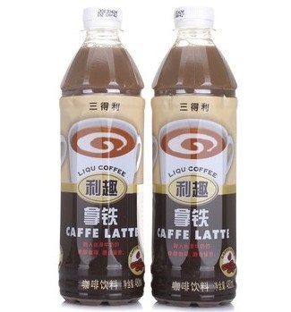 三得利 利趣拿铁咖啡饮料480ML*15瓶 整箱