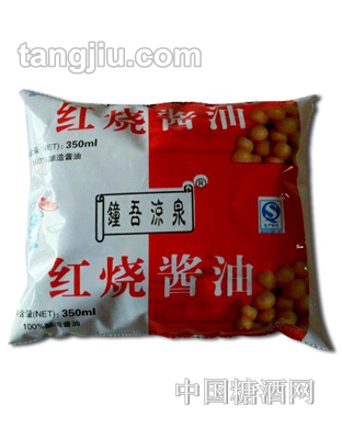 鐘吾涼泉红烧酱油350ml