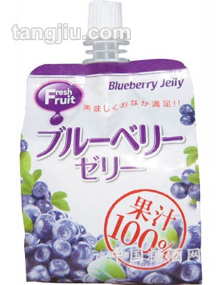 可吸式鲜果果汁果冻蓝莓