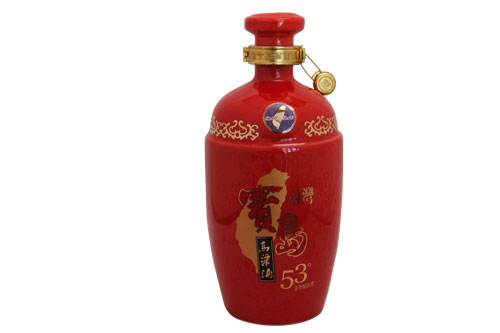 台湾宝岛高粱酒53&#176;瓷器瓶