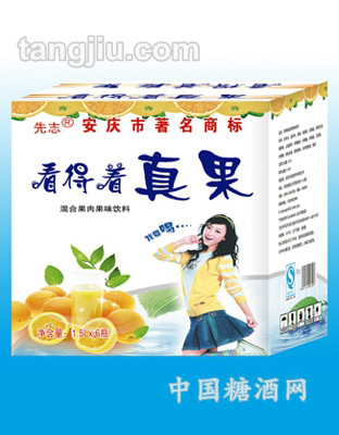 果肉饮品-1500ml看得着真果外箱