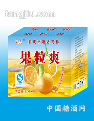 果肉饮品-2500ml果粒爽外箱
