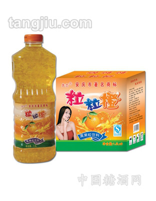 果肉饮品粒粒橙（方瓶）1500ml