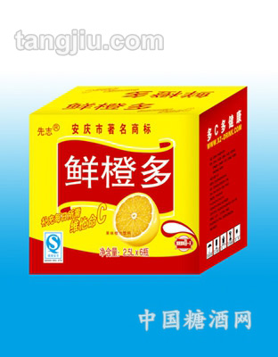 鲜橙多外箱2500ml