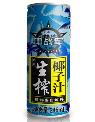 椰战军生榨椰子汁245ml