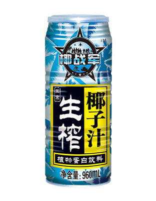 椰战军生榨椰子汁960ml
