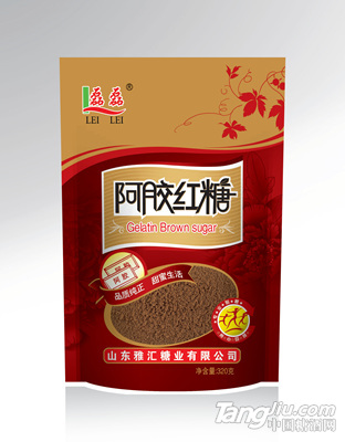 磊磊阿胶红糖320g-雅汇糖业
