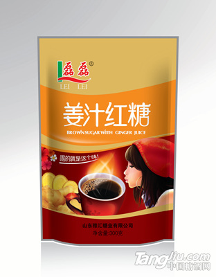 磊磊姜汁红糖300g-雅汇糖业