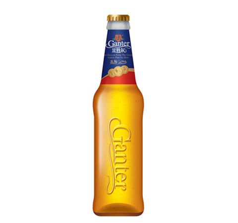 甘特尔啤酒330ML白瓶冰纯
