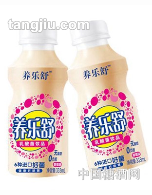 养乐舒乳酸菌饮品草莓味335ml