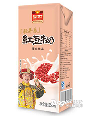 皇世红豆牛奶250ml