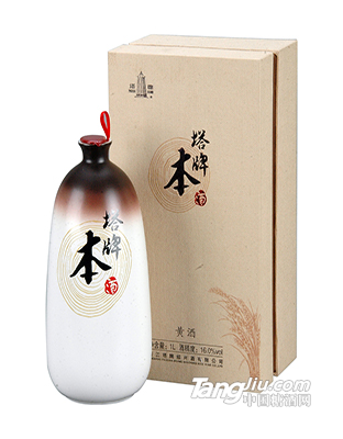 绍兴黄酒塔牌本酒1L 