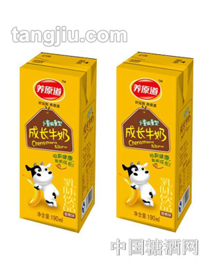 养原道儿童成长牛奶香蕉味190ml