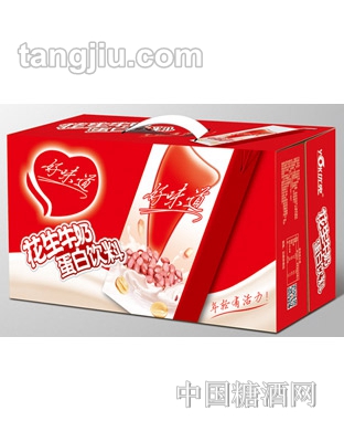 优克益立花生牛奶蛋白饮料