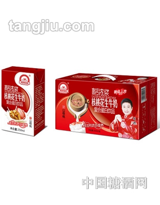 银路好运娃核桃花生奶