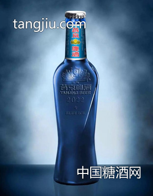 燕京蓝瓶原麦啤酒