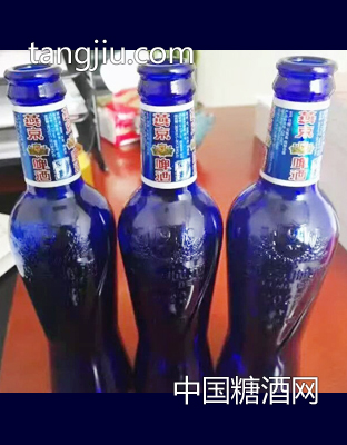 燕京蓝瓶原麦啤酒玻璃瓶装
