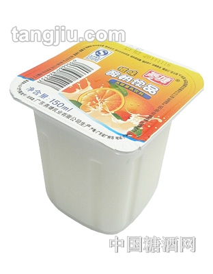 燕塘橙味乳酸奶杯150ml