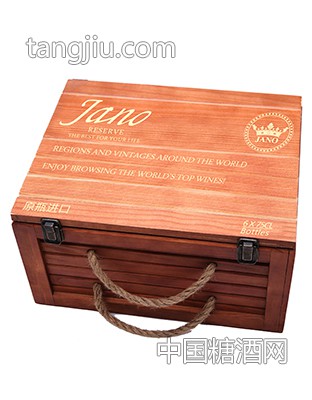 雅诺干红6支装效果图-雅诺葡萄酒包装盒