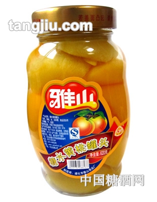 雅山糖水黄桃罐头620g