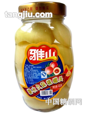 雅山糖水久保桃罐头620g