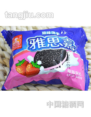 雅思嘉草莓夹心饼干