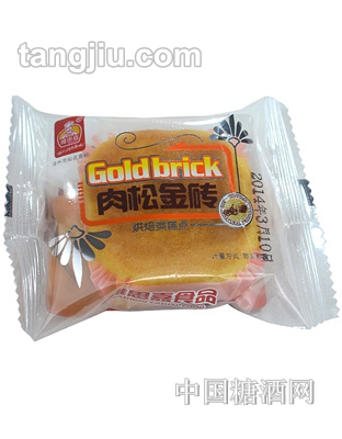 雅思嘉肉松金砖面包