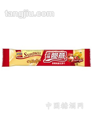 草莓味威化饼干