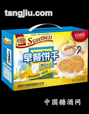 麦特龙礼盒-早餐饼干800g