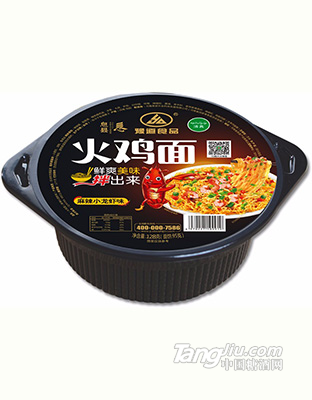 火鸡面麻辣小龙虾版面盒装
