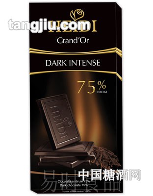 【赫蒂】浓黑巧克力80g