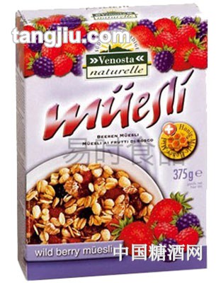 维诺山谷野莓水果麦片375g