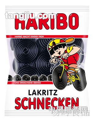 【哈瑞宝】甘草味螺旋形软糖100g