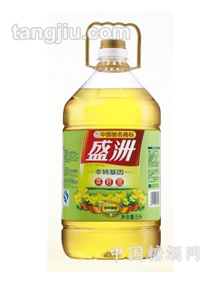 盛洲非转基因菜籽油5L