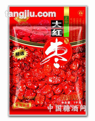 山东精选大红枣1000g