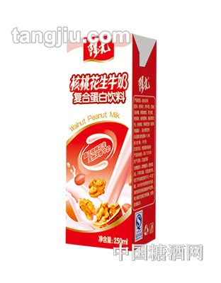 阳光核桃花生牛奶250ml